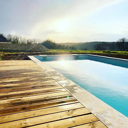 Le Logis De Saint-chamassy, Romantique Avec Jacuzzi Et Piscine בית נופש Saint-Chamassy